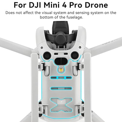 Landing Gear for Mini 4 Pro Foldable Extended Heightening Landing Legs Protector Kit Compatible with DJI Mini 4 Pro Drone Fly Accessories