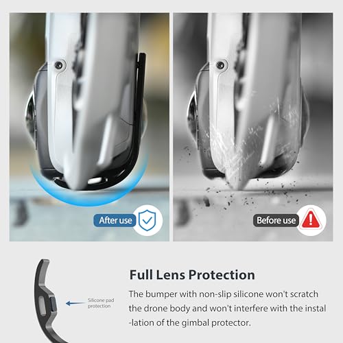 STARTRC Gimbal Bumper Guard for DJI Avata 360 Accessories, Aluminum Alloy Anti-Collision Protection Guard Bar for DJI Avata 360 Drone