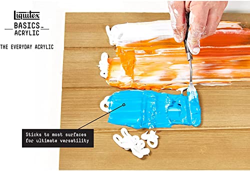 Liquitex BASICS Acrylic Paint Set, 12 x 118ml (4-oz) Tube Paint Set - size: 48 Fl Oz (Pack of 1), style: 12 x 118ml (4-oz)