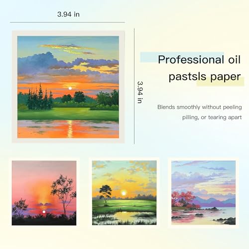 rubens 57 PCS Macaron Soft Oil Pastels Kit for Beginner Drawing - color: 24 Macaron Colors Set
