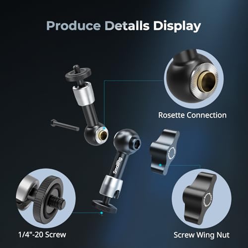 SMALLRIG 5.5in Adjustable Friction Articulating Camera Magic Arm - 2 Pack - style: 2-Pack