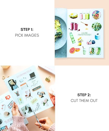 Lamare Vision Board Collage Book - 1000+ Images & Vision Board Supplies - style: Collage Book
