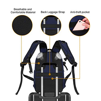 MOSISO Camera Backpack, DSLR/SLR/Mirrorless Photography Camera Bag - color: Navy Blue