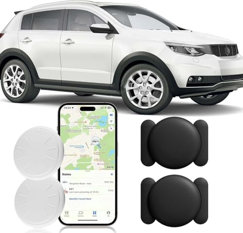 Mini Car GPS Tracking Device for Cars,Vehicles No Monthly Fee - color: Black, 2PCS
