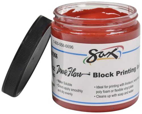 Ink SAX Block Printing Pint Primary RED
