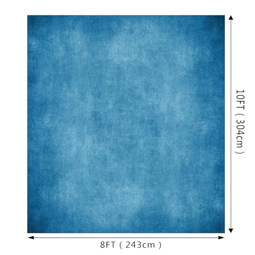Blue Photo Backdrop Studio Abstract Texture Photography Background 8x10ft - color: Blue, size: 8x10ft