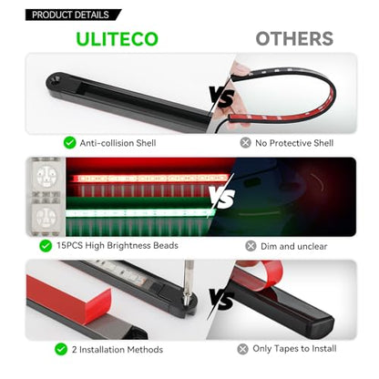 Boats Led Navigation Strip Lights, Red & Green, IP 67 Waterproof - color: RED&GREEN
