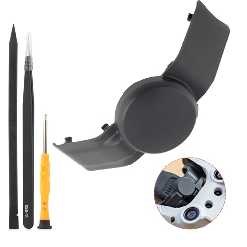 Gimbal Roll Arm Lower Bracket Cover for DJI Mini 4 Pro Lower Bracket Back Cover Replacement for DJI Mini 3 Drone Gimbal Camera R-axis Roll Rear Caps Mount Accessories Parts with Repair Tools