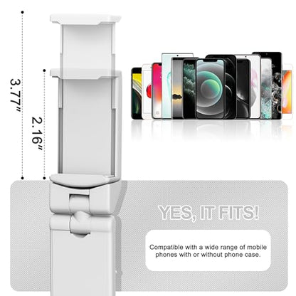 Perilogics Airplane Phone Holder Mount, Plane Travel Essentials (White) - color: White