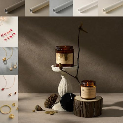 5PCS Non-Wrinkle Product Photography Backdrops - color: Morandi color