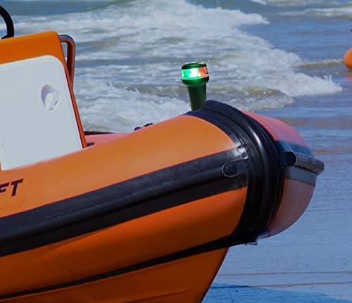 Pactrade Marine Navigation Lights for Boats LED - Red/Green Battery Powered Nav Lights for Boats - Magnetic Mount, Fixed Base, 3-Mode Operation - 1NM Waterproof - style: Magnetic Mount, Fixed Base