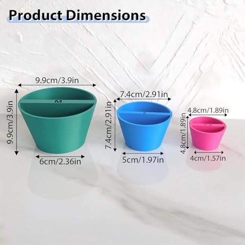 3PCS FRIVASTIC Clay Molds, Multiple Sizes Ceramic Clay Pottery Molds, Rim Cone Shaper for Pottery and Ceramics, Rim Cone Potterys Trimming Tools, DIY Potterys and Painting Crafts