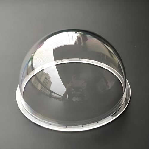 4.7 Inch Clear Camera Dome Cover, Polycarbonate Transparent Glass Security Camera Protective Cover, Outdoor Weatherproof Camera Lens Cap, CCTV Camera Housing, Dome Outer Diameter 120mm