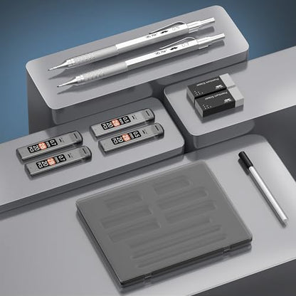 Mr. Pen- Metal Mechanical Pencil Set with Lead Refills & Erasers, 2 Pack
