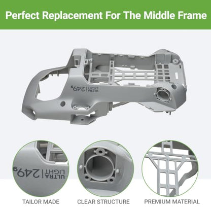 Middle Frame Replacement For Dji Mini 4K/Mini 2 SE/Mini SE Accessories,DJI Mini 4K Middle Shell Replacement/Middle Cover/Body Frame Replacement,Original Drone Repair Parts