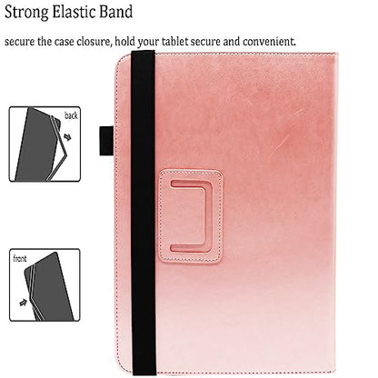 Universal 7 8 Inch Android Tablet Case Cover for All 7.0-8.5 Inch Tablet - color: Rosegold