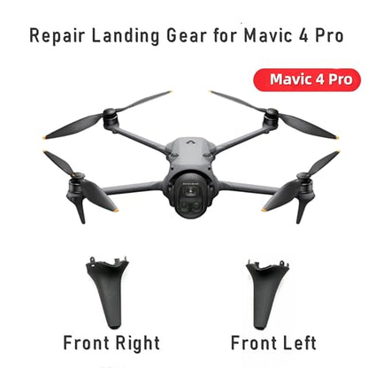 Repair Landing Gear Replacement Front Left and Front Right Compatible with DJI Mavic 4 Pro