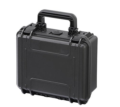 MyCaseBuilder Doro 0907-4 Heavy-Duty Waterproof Hard Case, for Electronics, Cameras, Drones, Guns, Optics - No Foam, 9x7x4 Inch, Black