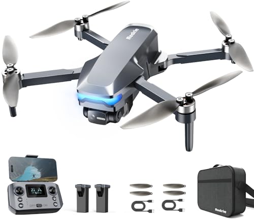 GPS Drones with Camera for Adults 4K, Under 249g, 45 Mins Flight, Brushless Motor, Light, Auto Follow, Tap Fly & Circle Fly, One Key Start, Foldable Drone for Adults Beginners