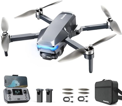 GPS Drones with Camera for Adults 4K, Under 249g, 45 Mins Flight, Brushless Motor, Light, Auto Follow, Tap Fly & Circle Fly, One Key Start, Foldable Drone for Adults Beginners