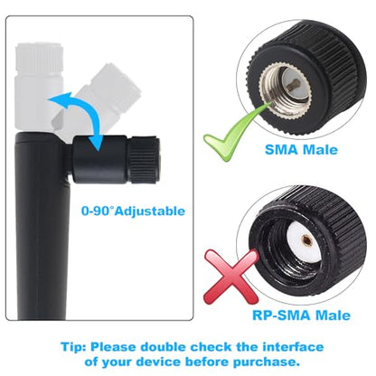 WiFi Antenna (2-Pack) for Behringer XAir XR18, XR16, XR12 Digital Mixer, Boost Wireless and Bluetooth Signal, Kaunosta
