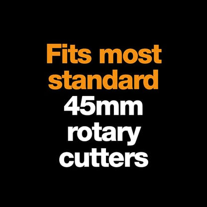 Fiskars 45mm Perforating Rotary Cutter Blade Replacement for Fabric, 1-Pack - size: 45mm, style: 1 Pack - Perforated