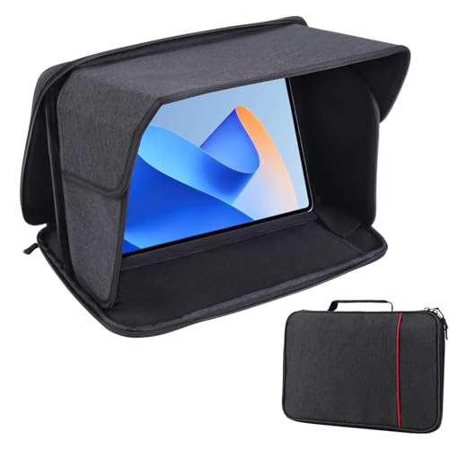 iPad Sun Shade Tablet Sleeve Case for 12-13 inch, iPad Sun Glare Shield - size: 12-13in