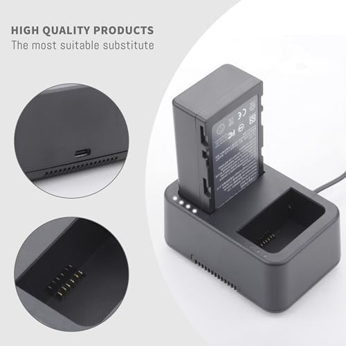 WB37 Battery Charging Hub for DJI WB37 Battery, with USB C Cable Support 65W PD (Only 1 Charger)