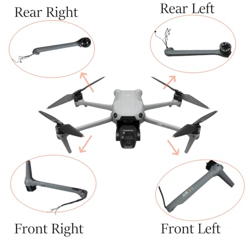 Repair Parts Motor Arm compatible with DJI Air 3 Spare Parts (Front Left) - color: Front Left