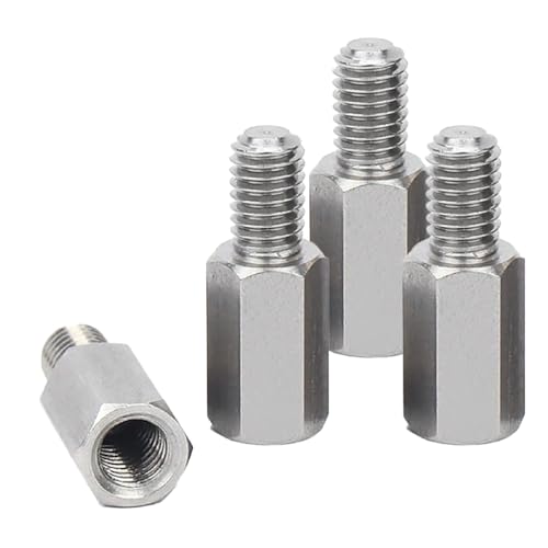Kado M4x10mm Hex Stainless Steel Standoff Spacer Screw Set Nut Bolt 16pcs - style: 16-Pack