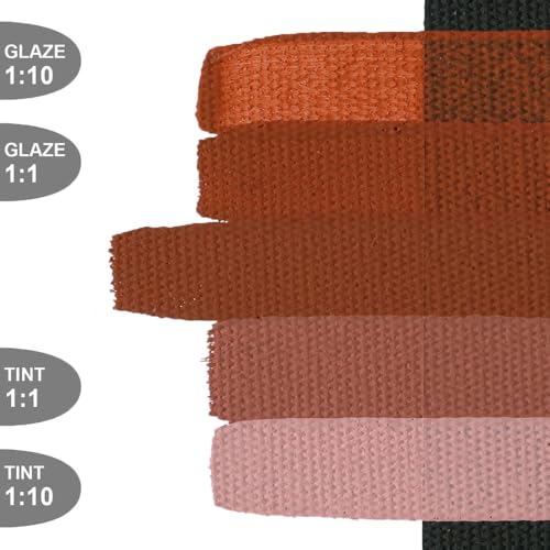 GOLDEN SoFlat Matte Acrylics, Red Oxide, 2 fl. oz. Jar - color: Red Oxide, size: 2 Fl Oz (Pack of 1)