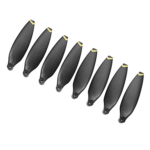 Mini Drone Propeller Set, Low Noise Drone Propeller, Dynamic Balance Test, Propeller Blades Replacement Accessories for X8 Mini, 8 Pieces/Set(Golden)