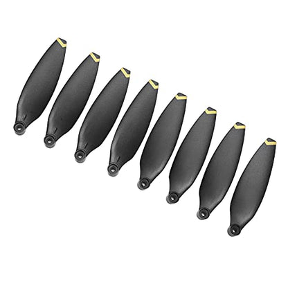 Mini Drone Propeller Set, Low Noise Drone Propeller, Dynamic Balance Test, Propeller Blades Replacement Accessories for X8 Mini, 8 Pieces/Set(Golden)
