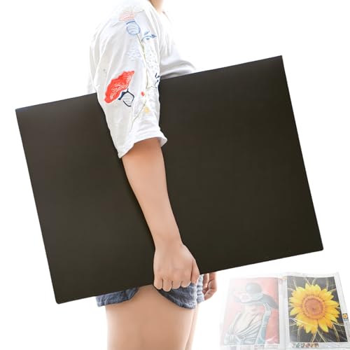 Diamond Art Portfolio Book 22"×16" (55cm×40cm), 30sleeves, A2, Black - color: Black