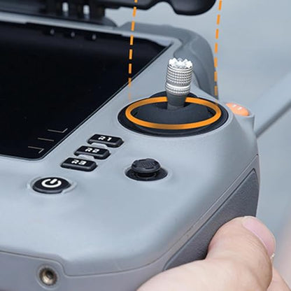 Joysticks Stick for DJI Matrice 4 RC Plus 2 Remote Controller Thumb Stickers Joystick Rocker Replacement Parts Matrice 4T 4E Drone Transmitter Accessories(Silver) - color: Silver