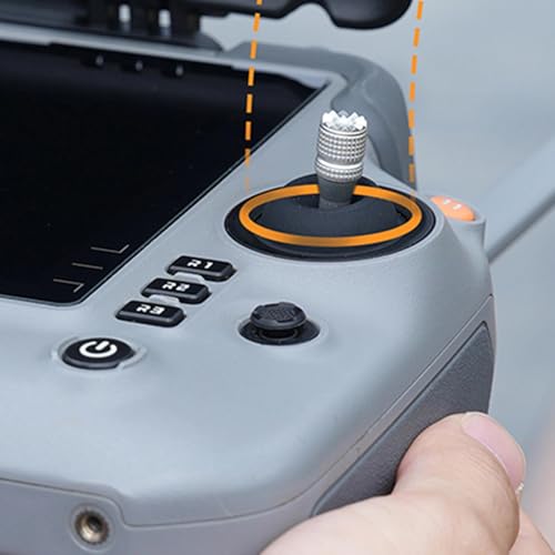 Joysticks Stick for DJI Matrice 4 RC Plus 2 Remote Controller Thumb Stickers Joystick Rocker Replacement Parts Matrice 4T 4E Drone Transmitter Accessories(Titanium) - color: Titanium