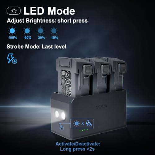 LKTOP 100W Mini 5 Pro Battery Charging Hub for DJI Mini 5 Pro/4 Pro/3 Pro/3