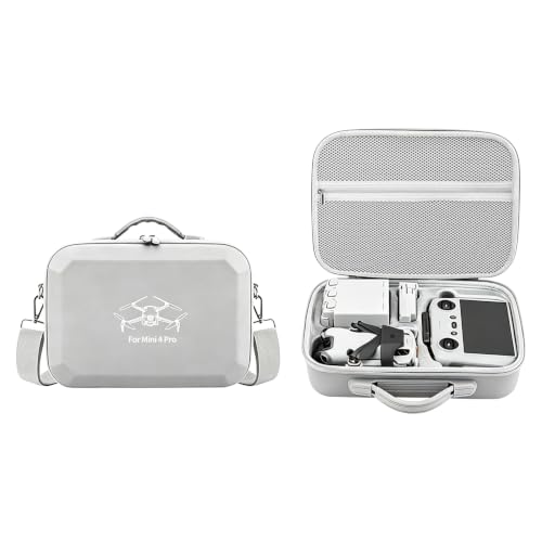 Mini 4 Pro Waterproof Hard Carrying Case, Portable Shoulder Bag Storage