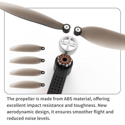 Toladrone 16 PCS Propellers for TD31LCD Drone, Low Noise Airscrew Blades, Quick-Release Replacement Blades Spare Accessories