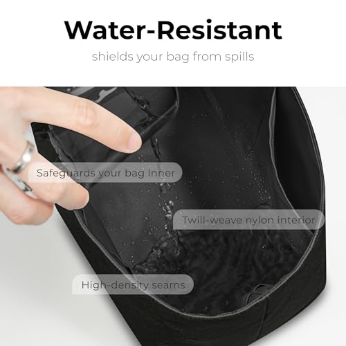 Purse Organizer Compatible with Le-Pliage Energy L Backpack - color: Matte Black, size: Fits Energy L Backpack