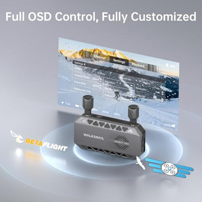 CADDXFPV Walksnail Ascent VRX, 1080p 60fps FPV Receiver, HDMI Output