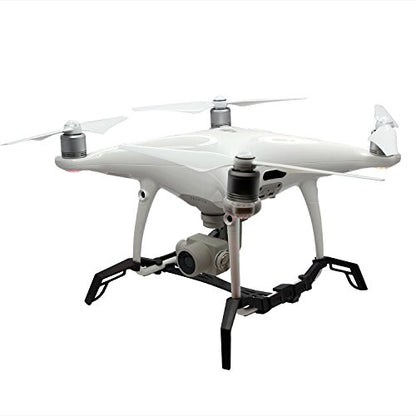 SSE Landing Gear Stabilizers + Camera Gimbal Guard for DJI Phantom 4 Advanced, Advanced+ & DJI Phantom 4 PRO, PRO+ (Black)