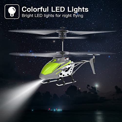 Remote Control Helicopter SYMA S107H Mini RC Helicopter with Gyro Green - color: Green
