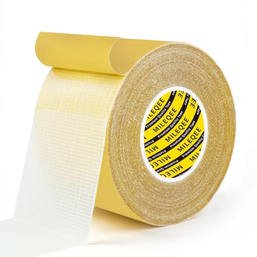 High Tack Double Sided Tape Heavy Duty Grid Mesh Magic,1.77" x 33FT - size: 1 Pack, 1.77" x 33FT