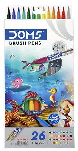 Doms Brush Pens (26 Shades)