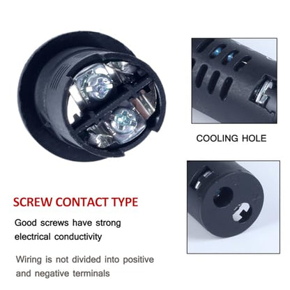 2pcs 22mm AC/DC 12V Red LED Buzzer Flash Alarm Signal Indicator Light Beep Signal Intermittent Sound - size: 22mm / 12V