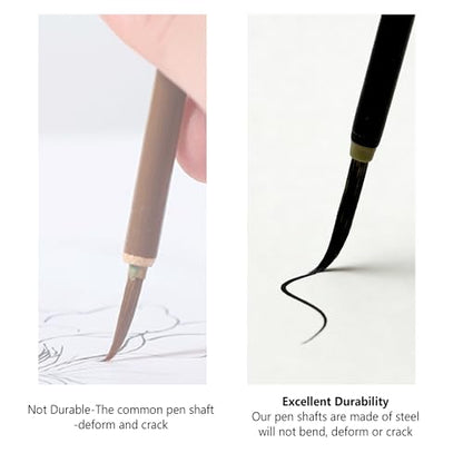 Chinese Painting Brushes Set Flower Bird Line Drawing-3PCS-Large - size: 2.8CM