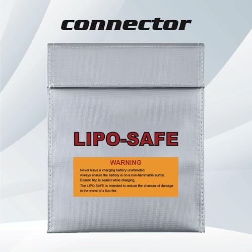 CNHL Lipo Safe Bag Fireproof Explosionproof Safe Bag(9x7in)