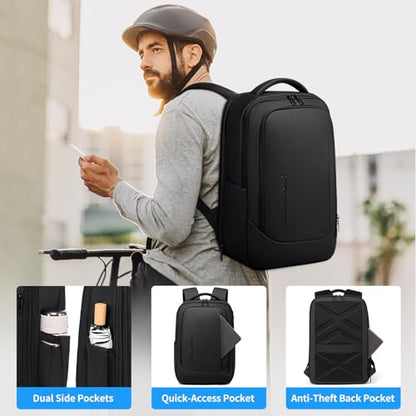 FENRUIEN Expandable Laptop Backpack for Men, 15.6 Inch USB Charging Work Backpack for Business/Commute/Travel - style: Expandable Backpack