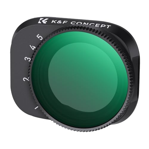 K&F CONCEPT Variable ND2-32 (1-5 Stop) ND Filter for DJI Mini 3 Pro - style: ND2-32